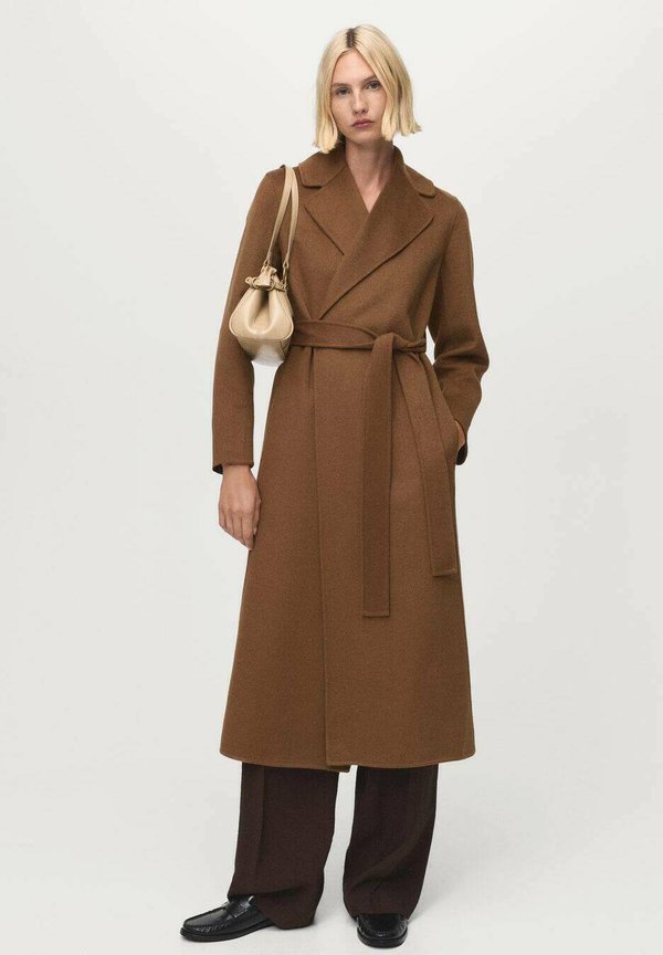 Mango Classic coat - brown