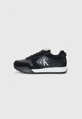 Calvin Klein TOOTHY RUNNER - Trainers - black/bright white