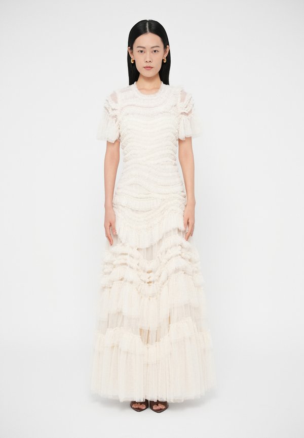 Needle & Thread EXCLUSIVE WILD ROSE SHORT SLEEVE GOWN