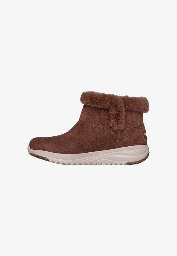 Skechers ON-THE-GO STELLAR COZY STEP - Winter boots - choc chocolate