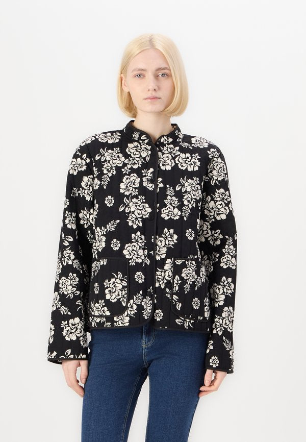 Vero Moda Quilted VMCLARA - Light jacket - black