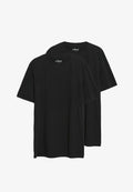 s.Oliver S.OLIVER HERREN T-SHIRT MIT LOGO-PRINT | 2 STÜCK  - Basic T-shirt - x schwarz