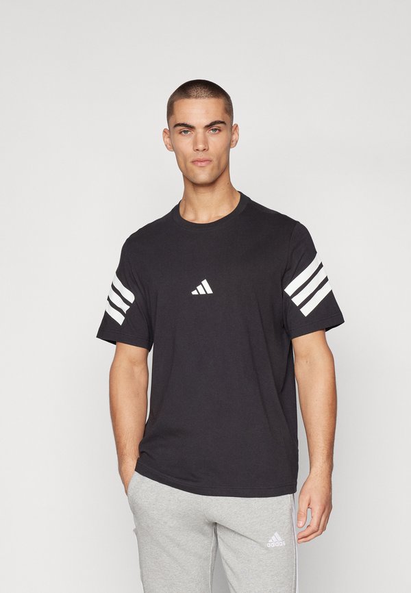 adidas Sportswear FUTURE ICONS THREE STRIPES - Print T-shirt - black