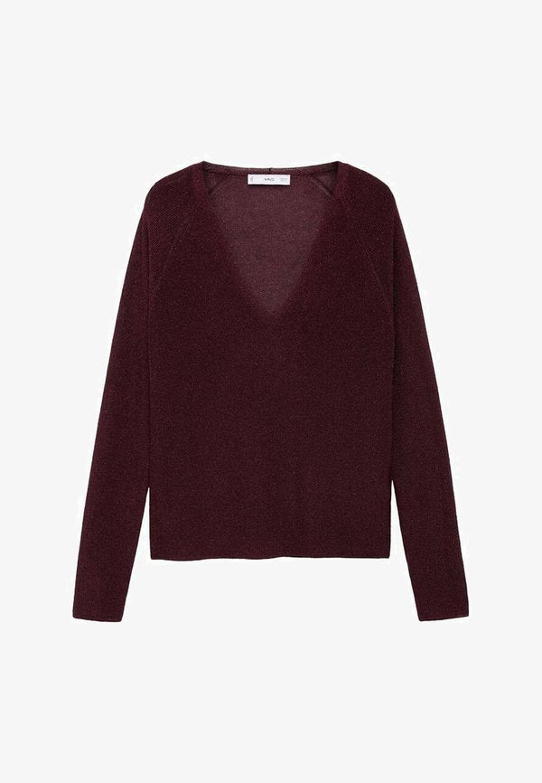 Mango Jumper - bordeaux