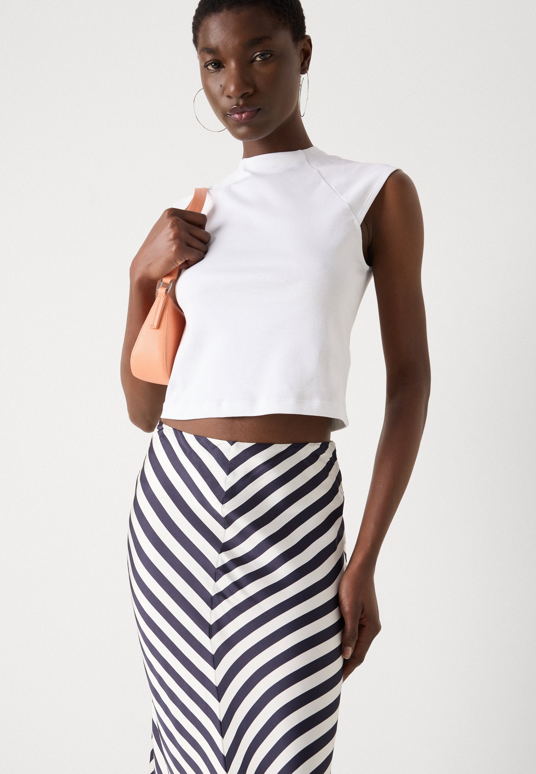 GANT CHEVRON STRIPED SKIRT