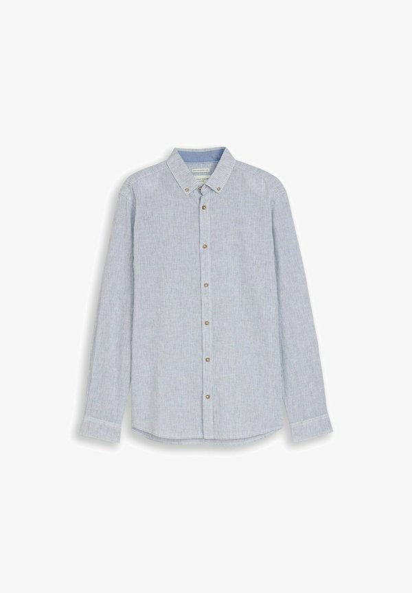 TOM TAILOR Shirt - white navy small stripe