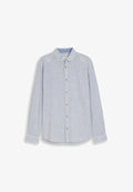TOM TAILOR Shirt - white navy small stripe