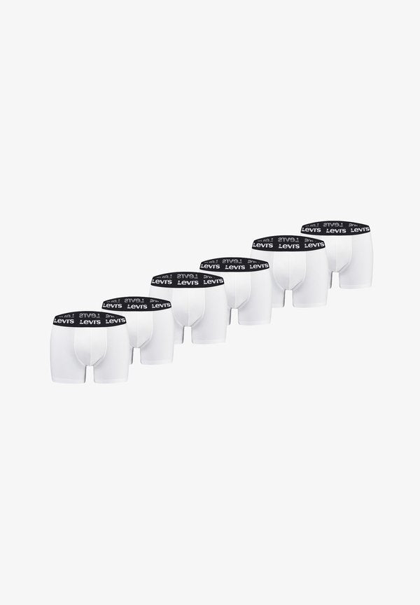 Levi's® LEVIS HERREN BOXERSHORTS REPEAT LOGO BOXER UNTERWÄSCHE PANTS 6-ER PACK  - Boxer briefs - white   black