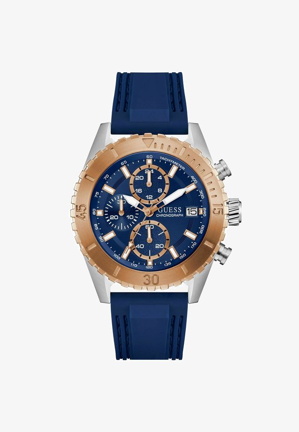 Guess DEFENDER - Chronograph watch - blue
