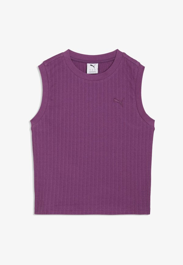 Puma HER TANKTOP - Top - plum wine