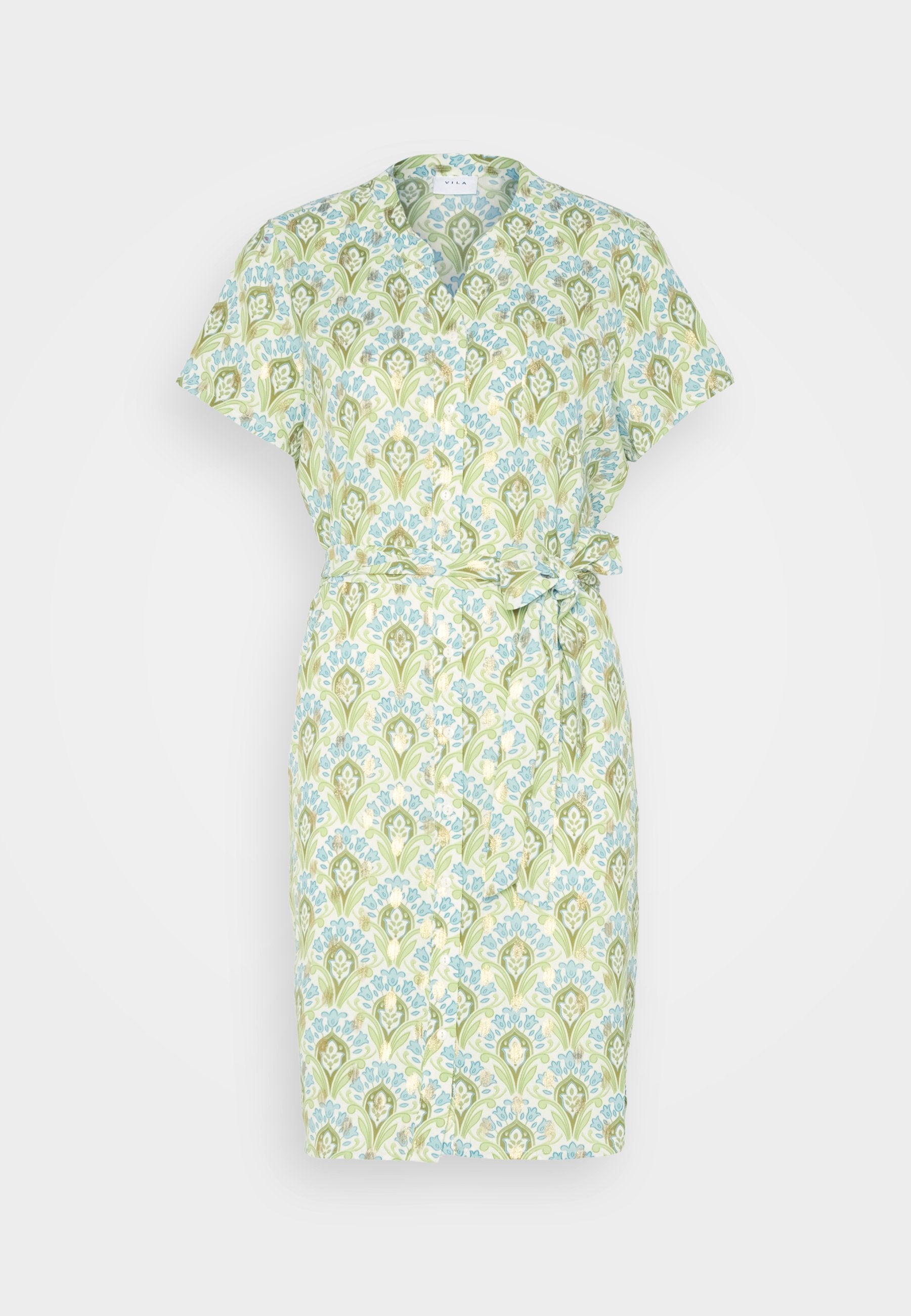 VILA VIZINO V NECK SHORT SHIRT DRESS