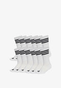 adidas Sportswear UNISEX 12ER PACK - 3-STRIPES ESSENTIALS CUSHIONED CREW LOGO GEPOLSTERT - Socks - weiß