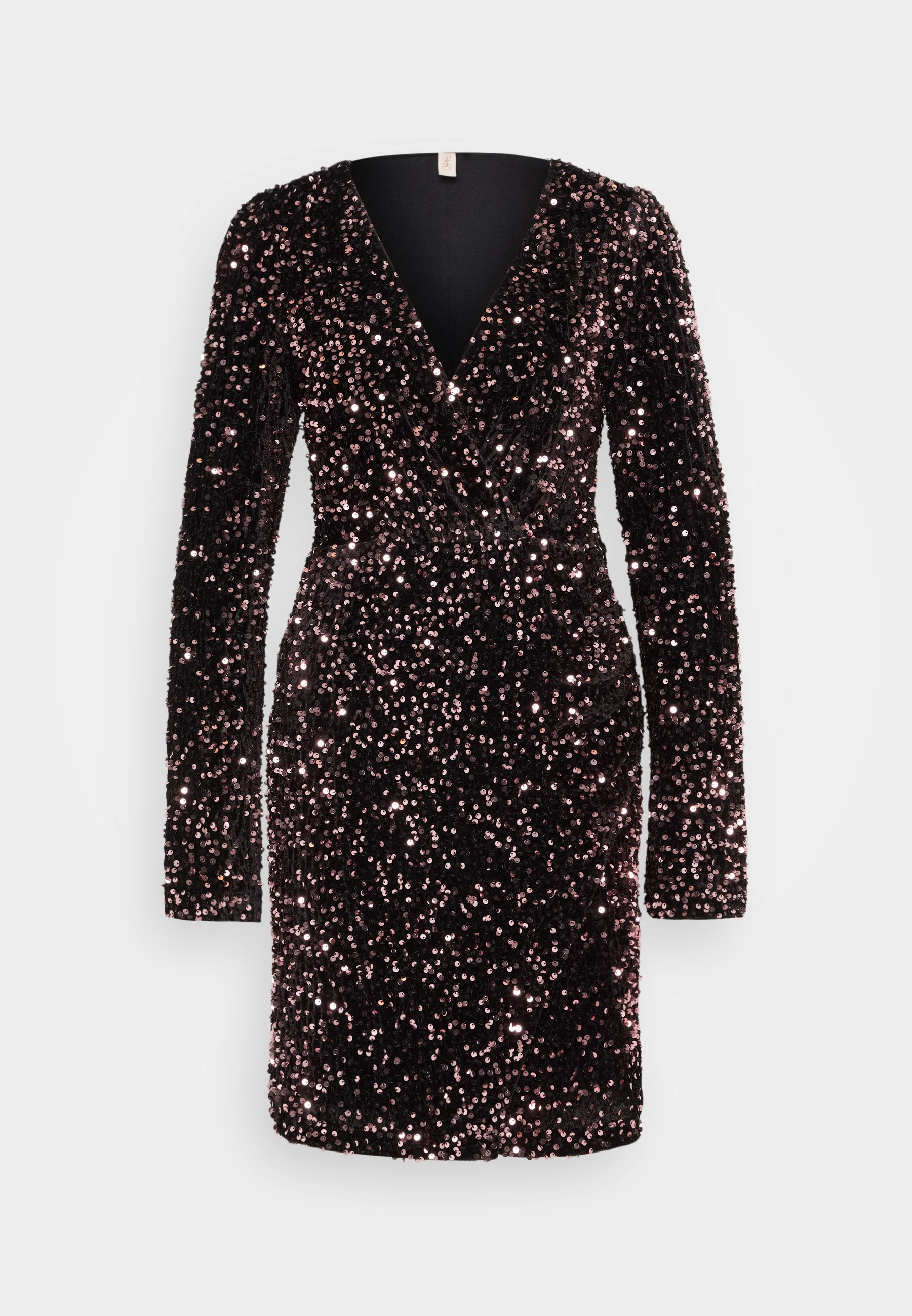 ONLANIKA WRAP SEQUIN SHORT DRESS Media 1