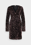 ONLANIKA WRAP SEQUIN SHORT DRESS - ONLY Tall - View 1