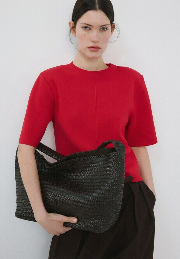 Mango Basic T-shirt - red
