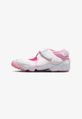 Nike Sportswear W NIKE AIR RIFT NEO - Ankle strap ballerina shoes - white wolf grey pink rise