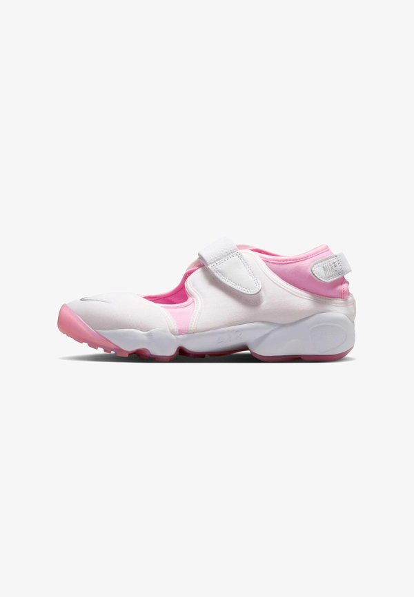Nike Sportswear W NIKE AIR RIFT NEO - Ankle strap ballerina shoes - white wolf grey pink rise