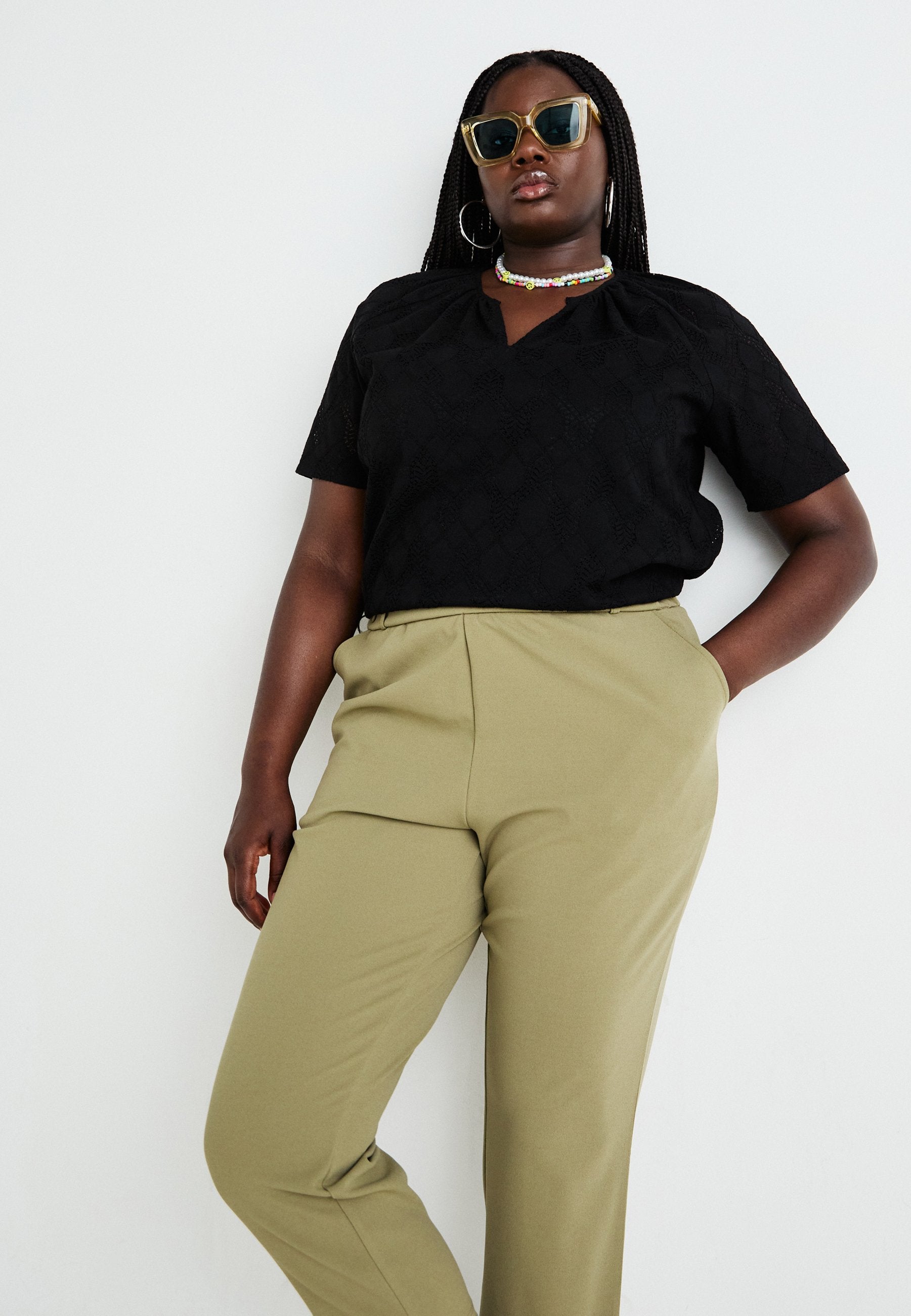 ONLY Carmakoma CARSANIA PULL UP PANT