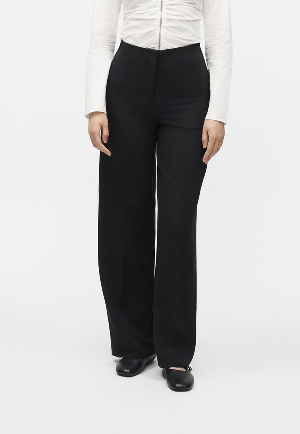 Vero Moda Tall VMMAYLI WIDE PANT - Trousers - black