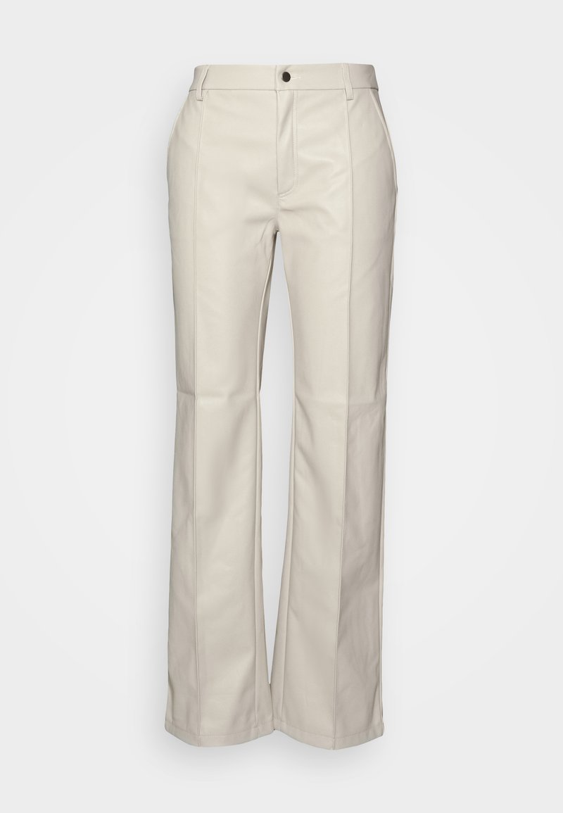 NMLUKE STRAIGHT FRONT DETAIL PU PANT  Media 1