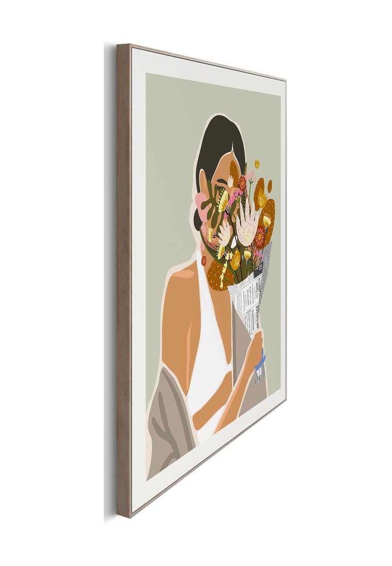 Orange Wallz FLORAL  2 PACK