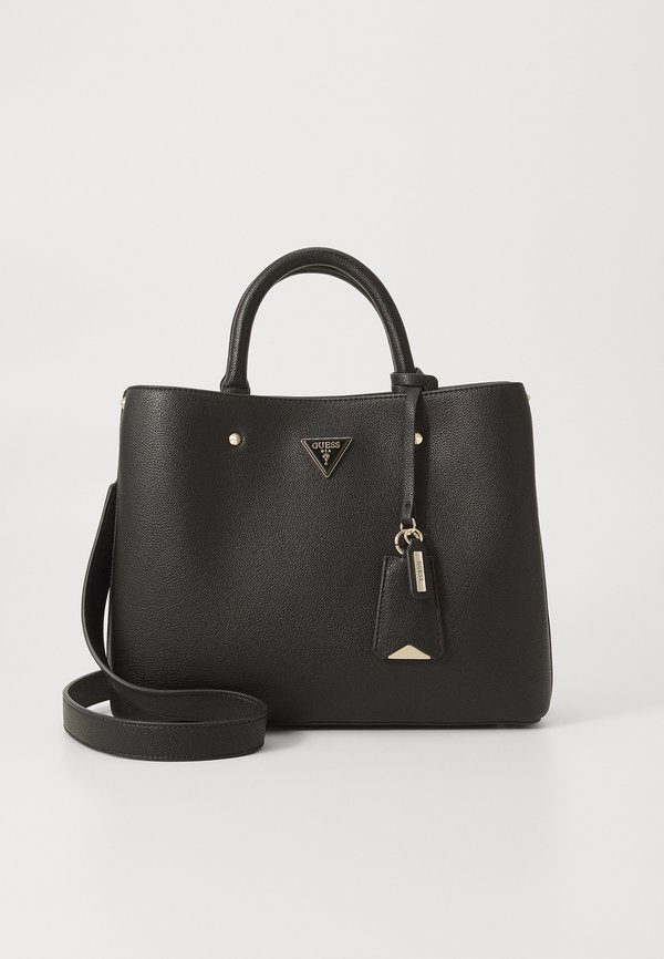 Guess MERIDIAN GIRLFRIEND SATCHEL - Handbag - black