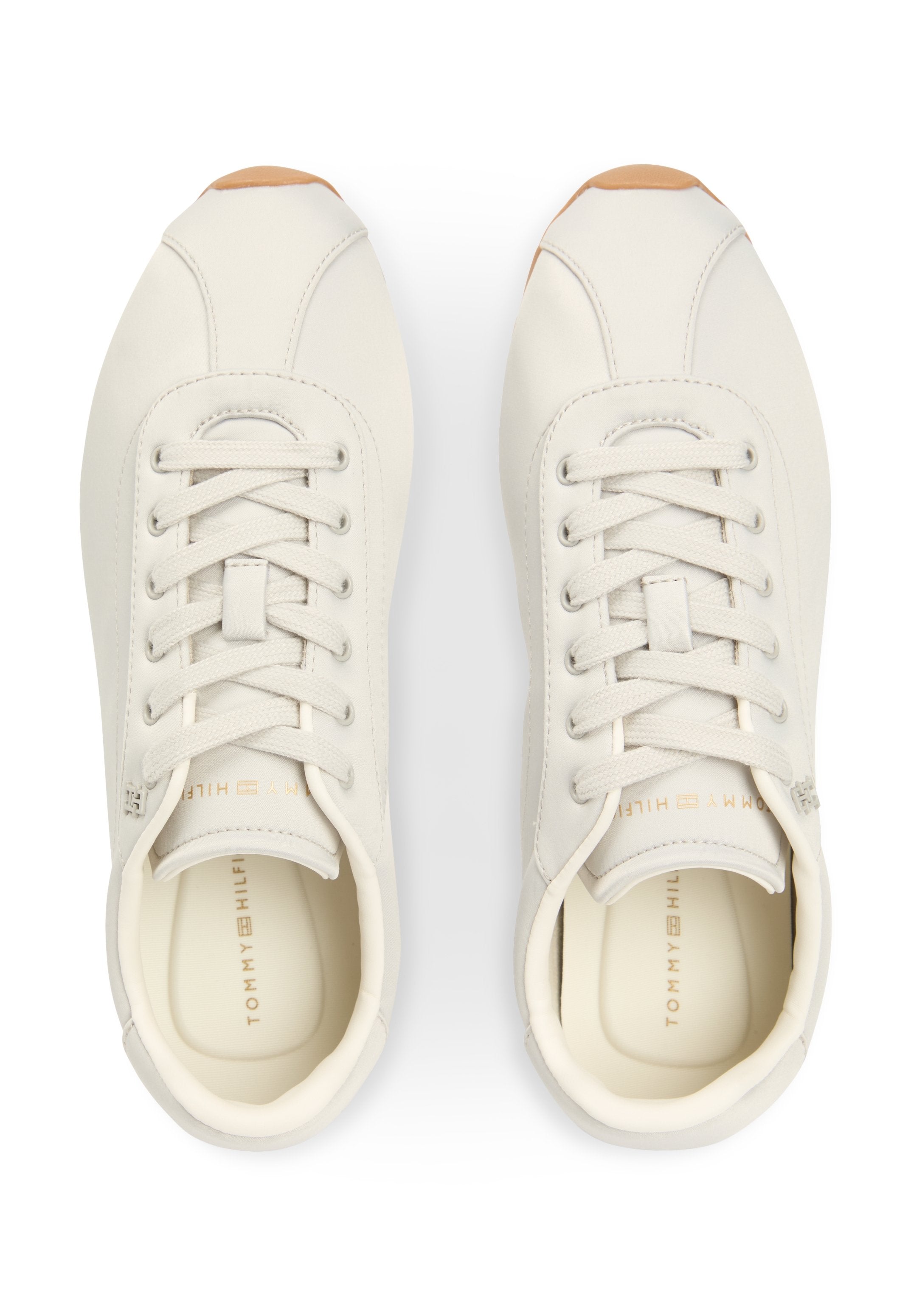 TH MONOGRAM SATIN TRAINERS Media 4