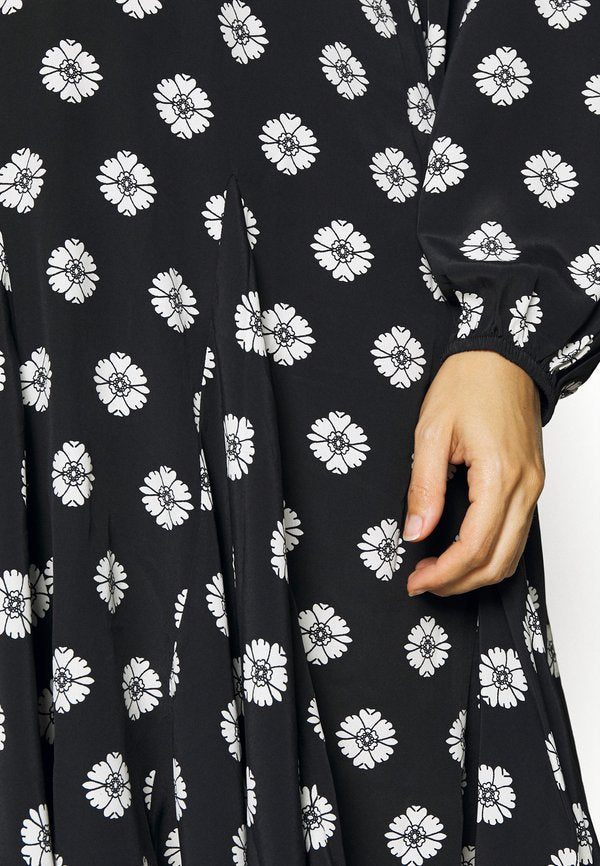 Glamorous Bloom MINI DRESS WITH PUFF LONG SLEEVES