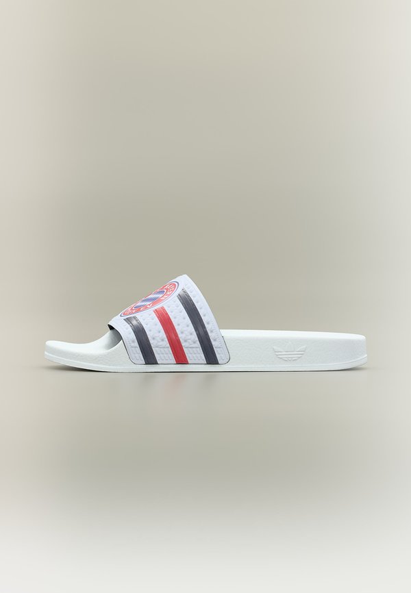 adidas Performance TREFOIL SLIDE INTER MIAMI UNISEX - Pool slides - footwear white/better scarlet/night indigo