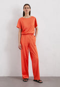 Marc O'Polo FLUENT JOGGER PLEAT DETAIL, ELASTIC WAIST