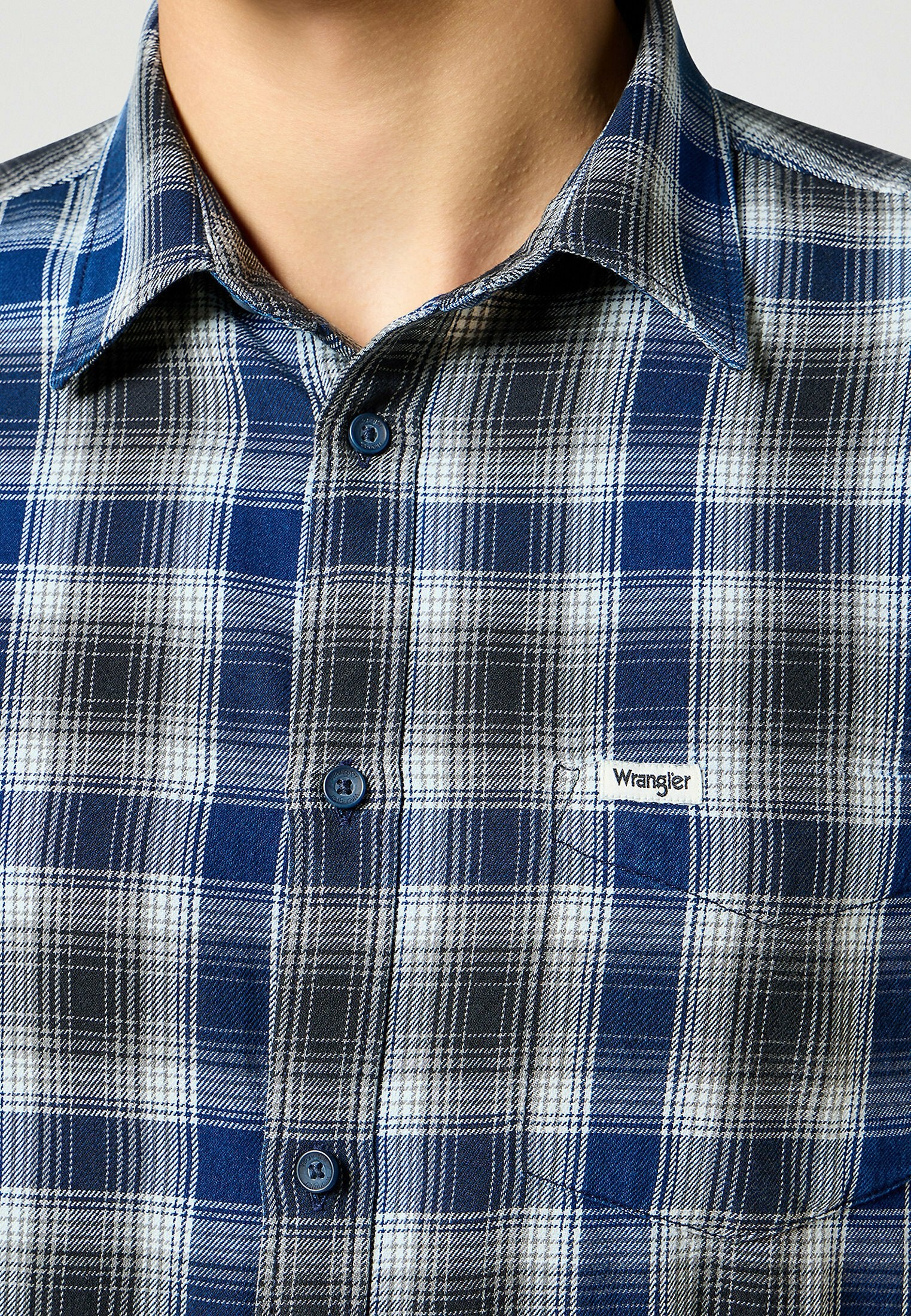 Wrangler 1 PKT INDIGO SHIRT