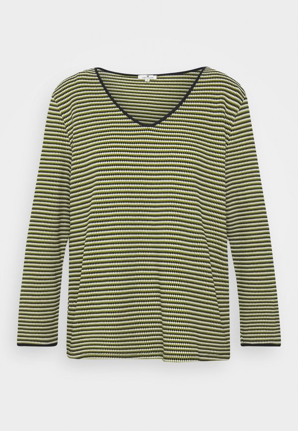 TOM TAILOR Long sleeved top - green/navy