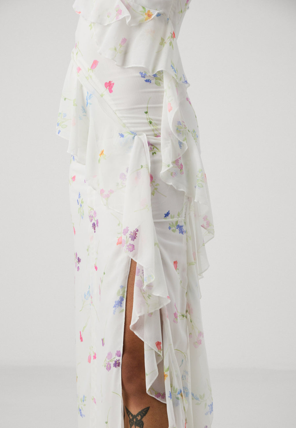 Gina Tricot FRILL MAXI DRESS