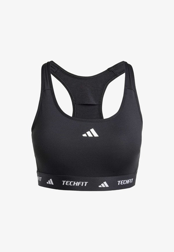 adidas Performance MEDIUM SUPPORT BRA - Medium support sports bra - black