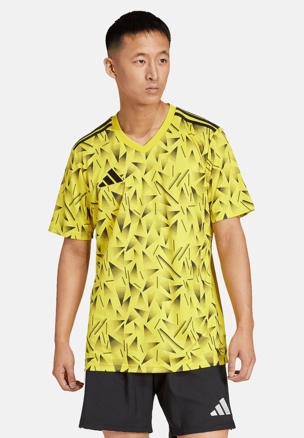 adidas Performance Sports T-shirt - gelbschwarz