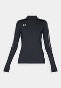 Under Armour CHALLENGER - Long sleeved top - black/white