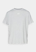 Nike Performance ONE RELAXED - Sports T-shirt - smoke grey/heather/white