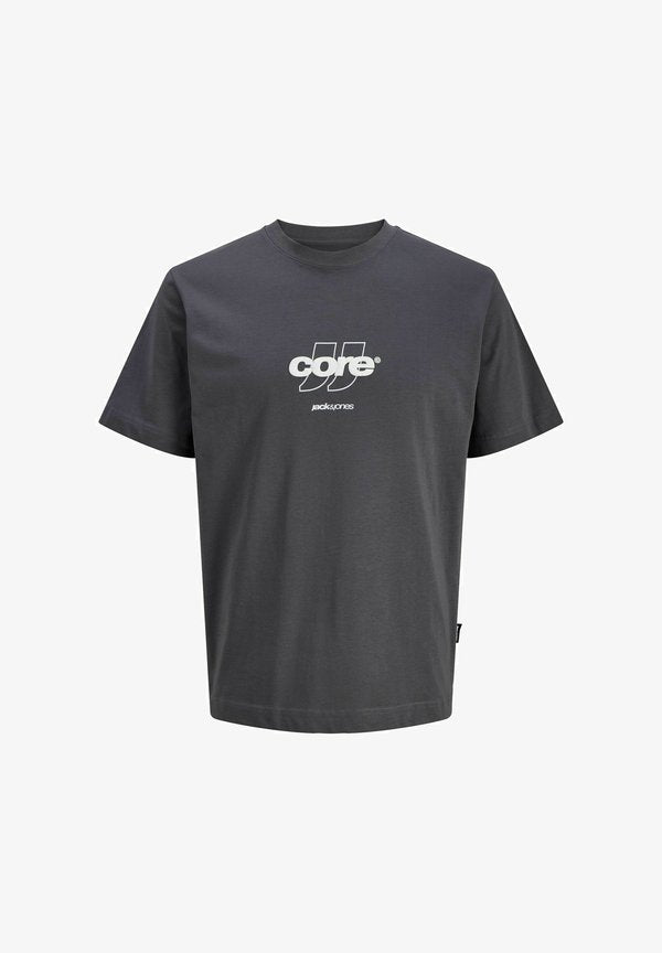 Jack & Jones T- - Print T-shirt - asphalt