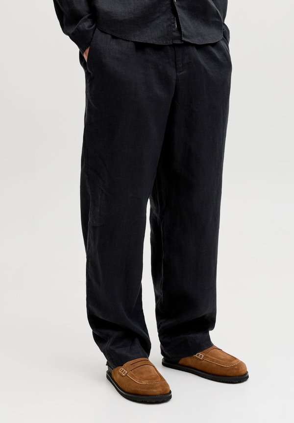 Jack & Jones Loose Fit - Trousers - black