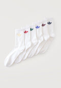 adidas Originals UNISEX 6 PACK - Socks - white/night indigo/collegiate green