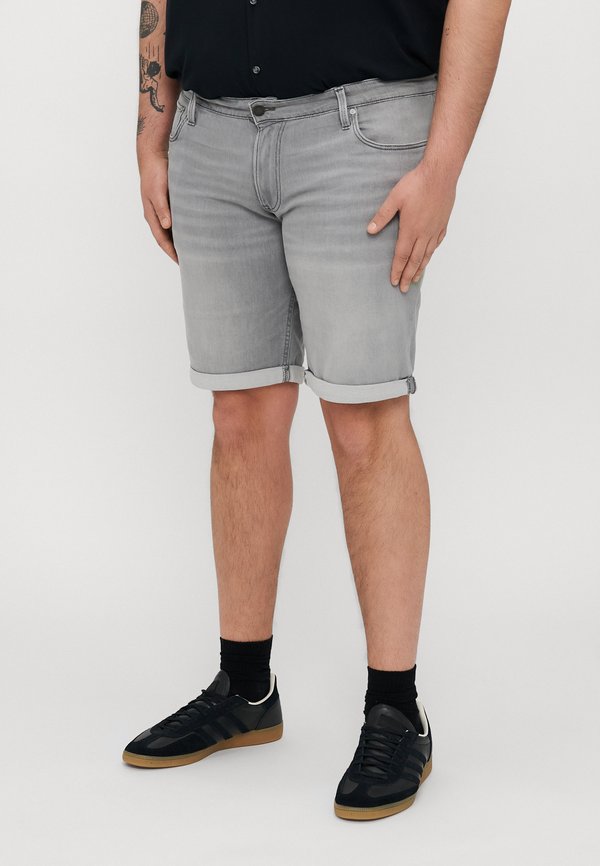 Jack & Jones Regular fit Plus Size - Denim shorts - grey denim