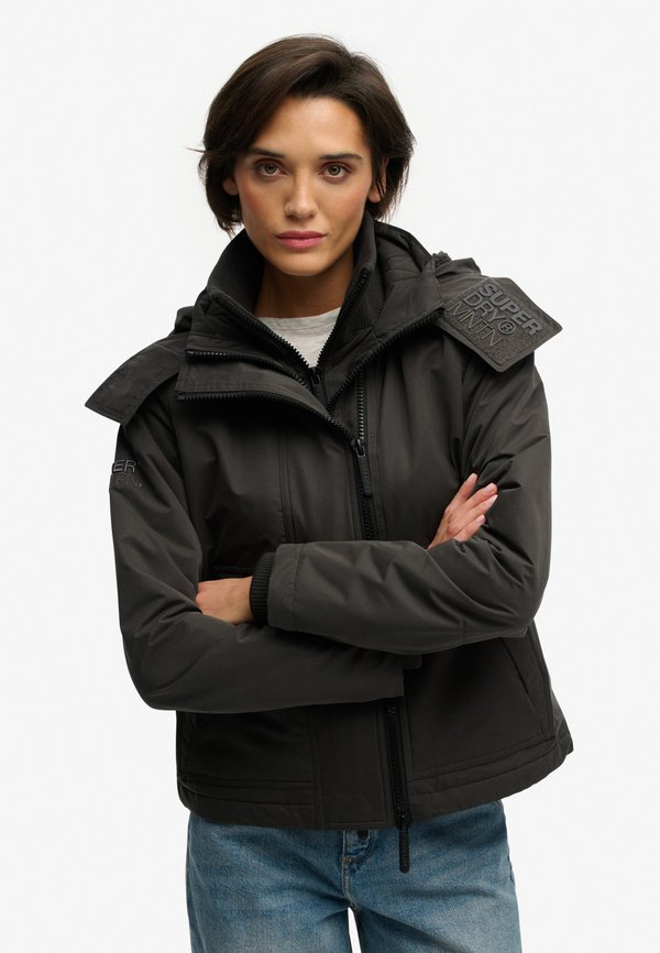 Superdry & Co HOODED ARTIC WINDCHEATER  - Winter jacket - vintage black