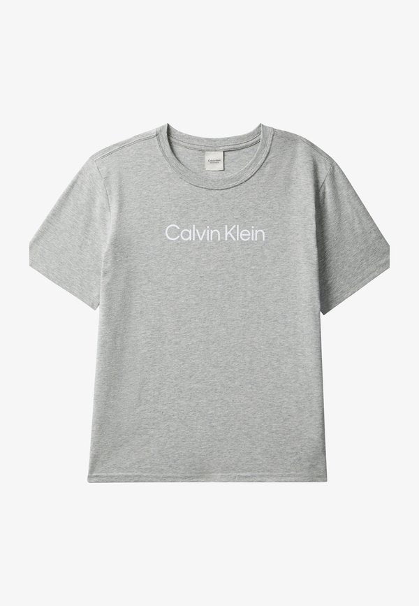 Calvin Klein COMMUTER REGULAR TEE - Print T-shirt - grey heather