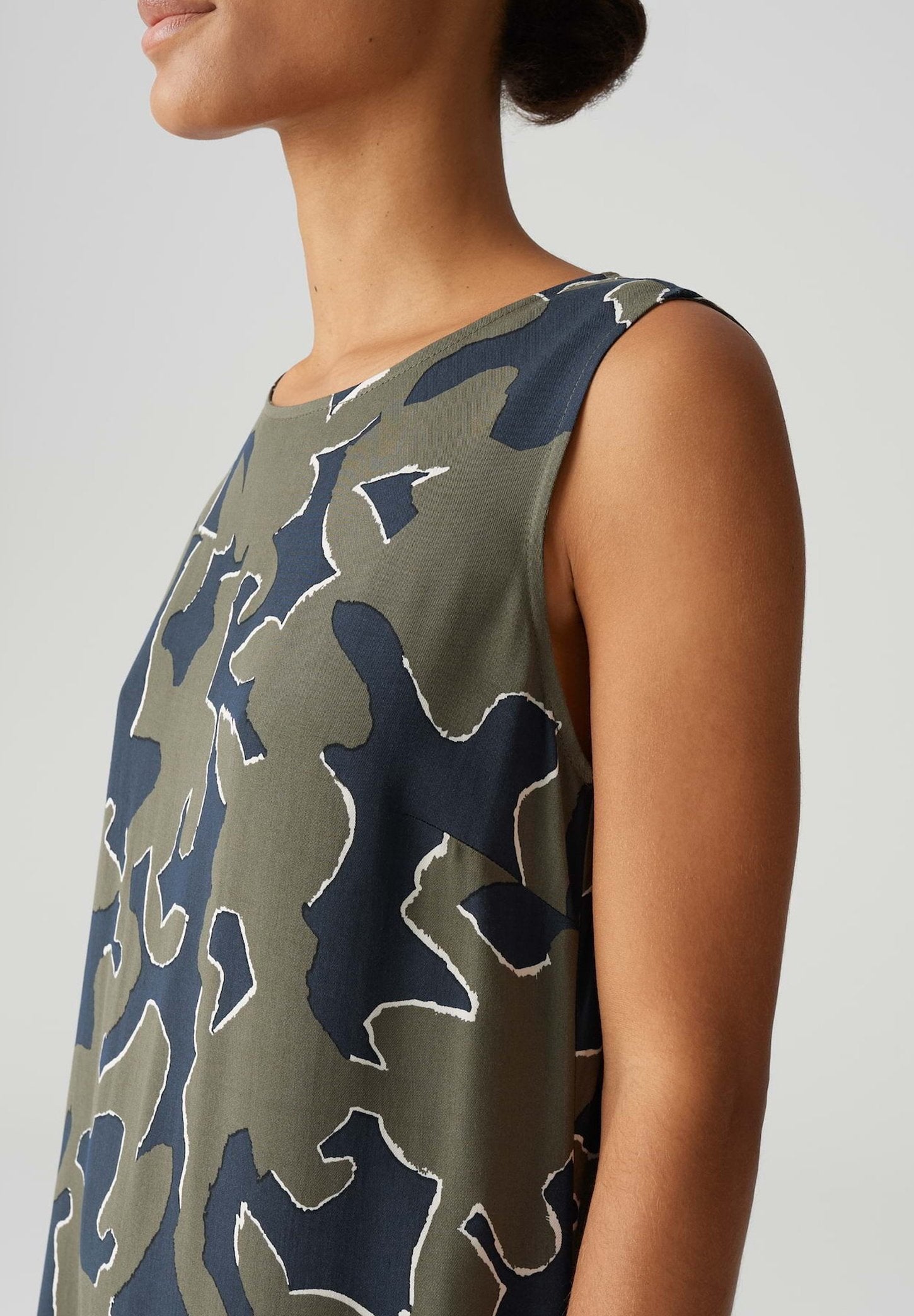 OPUS RELAXED FIT MIDI PRINT