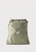 Nike Sportswear HERITAGE DRAWSTRING UNISEX - Rucksack - light army/white