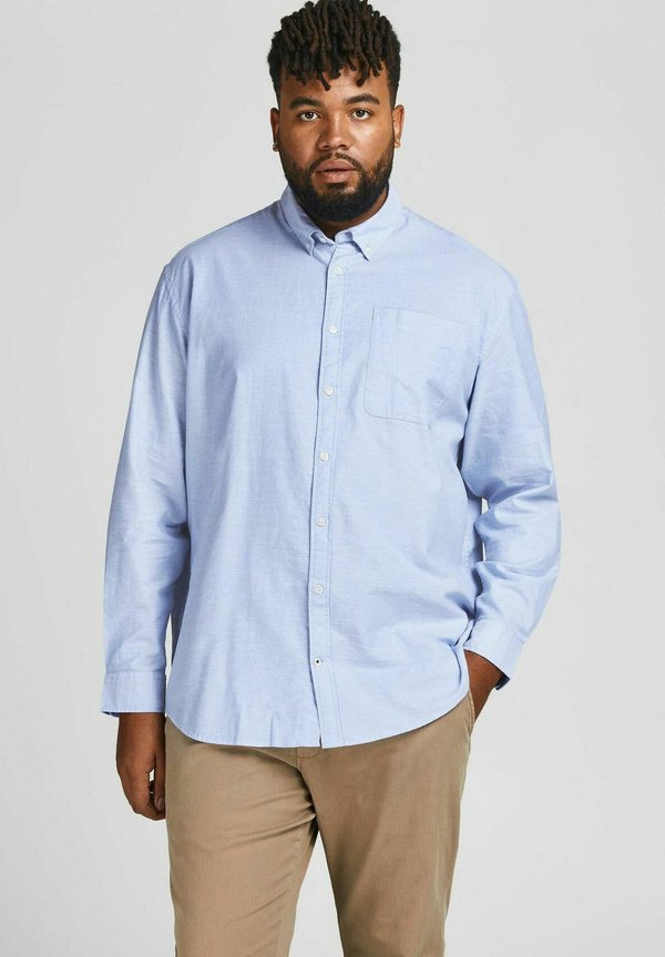 Jack & Jones BASIC LANGARM BUSINESS  - Shirt - blau