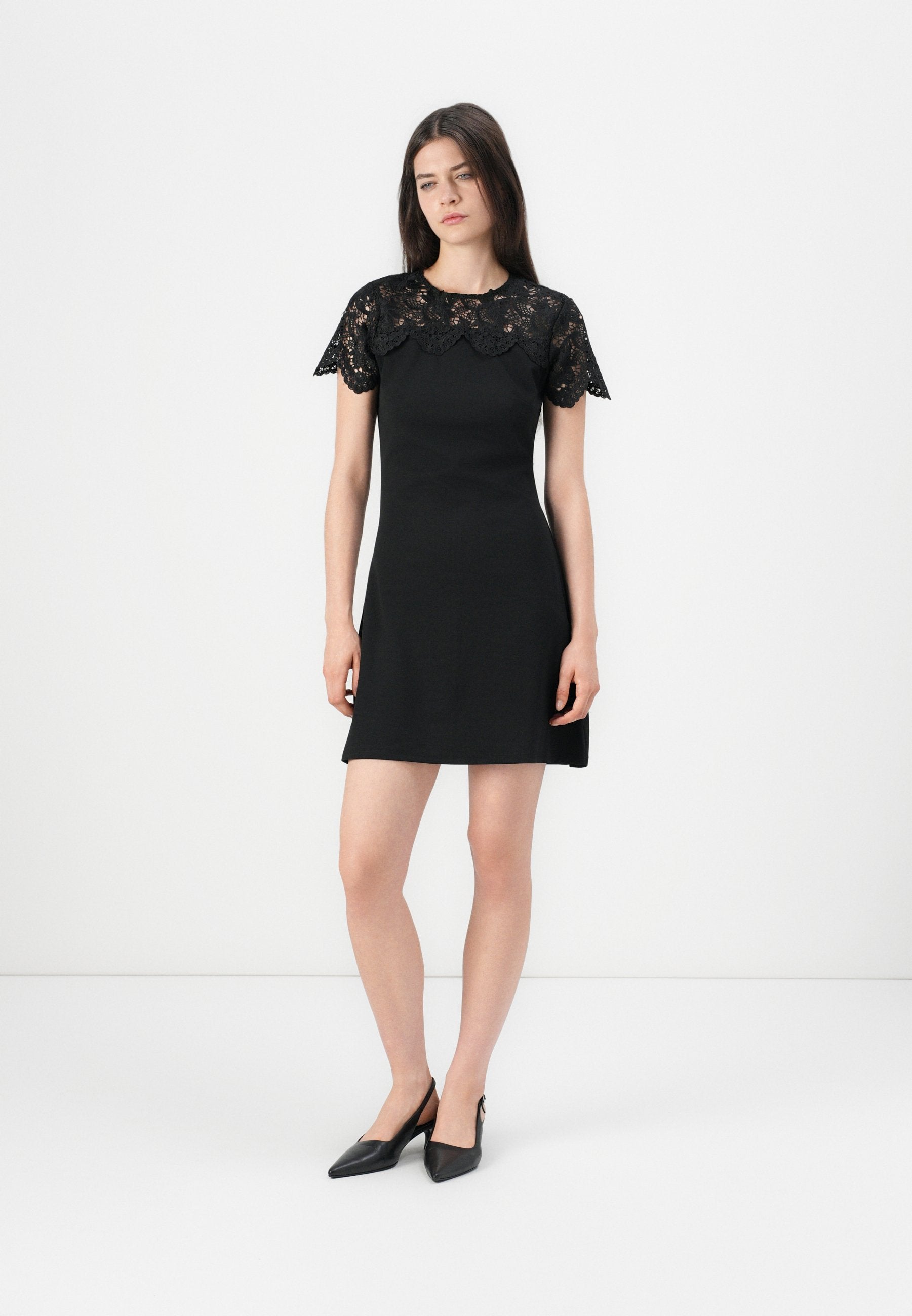 VILA VICLARA O NECK SHORT DRESS