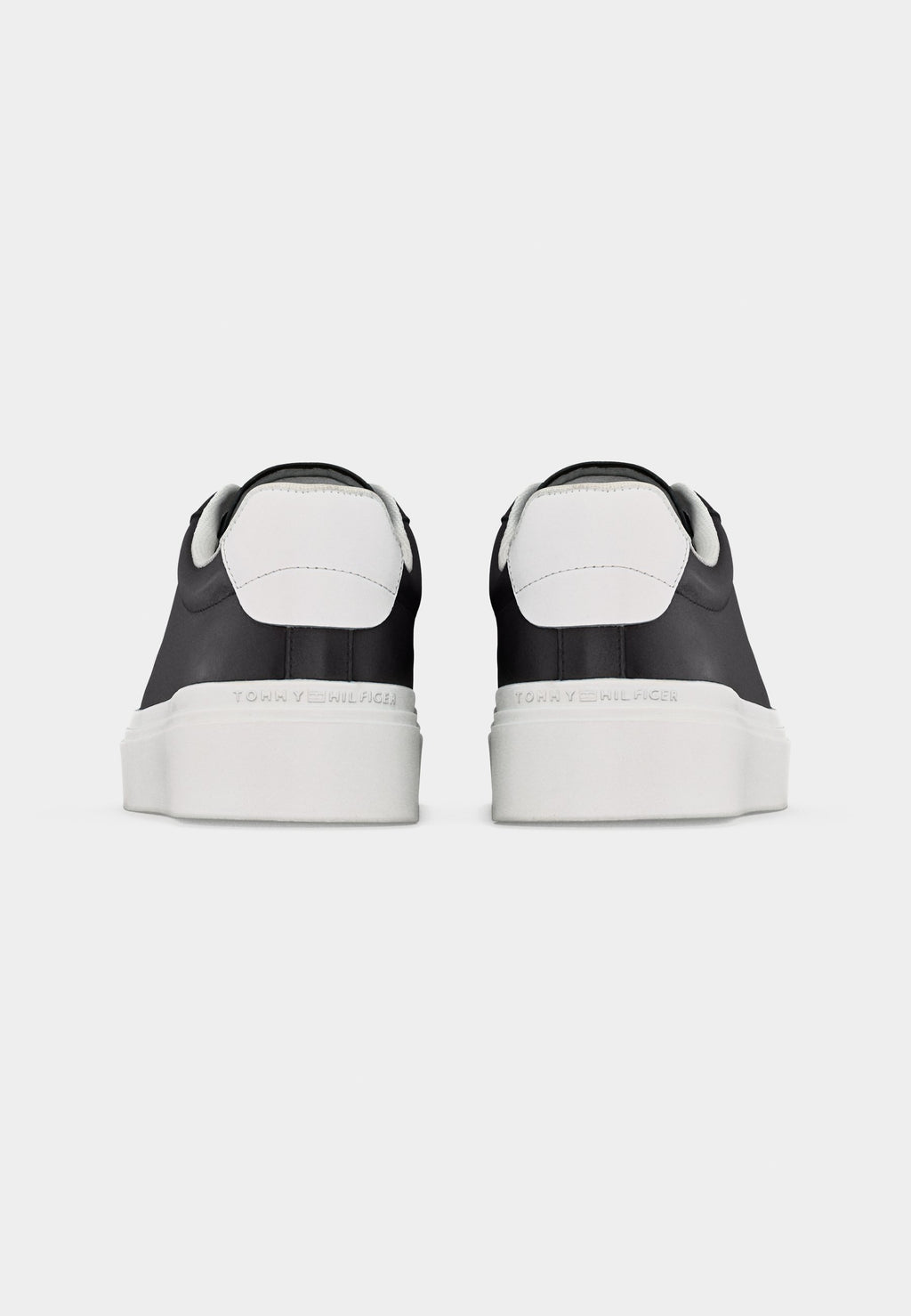 LOGO LEATHER PLATFORM CUPSOLE TRAINERS Media 4