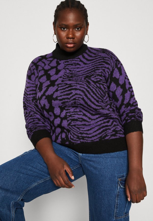 Vero Moda Curve VMCVERA ANIMAL O-NECK