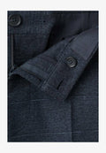 Mango Chinos - mottled dark blue